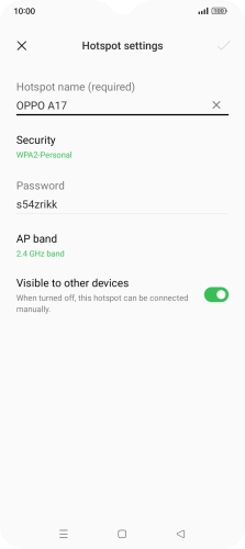 Press the field below 