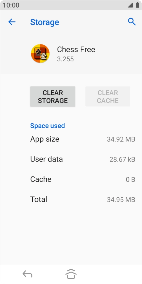 Press the Home key to return to the home screen.