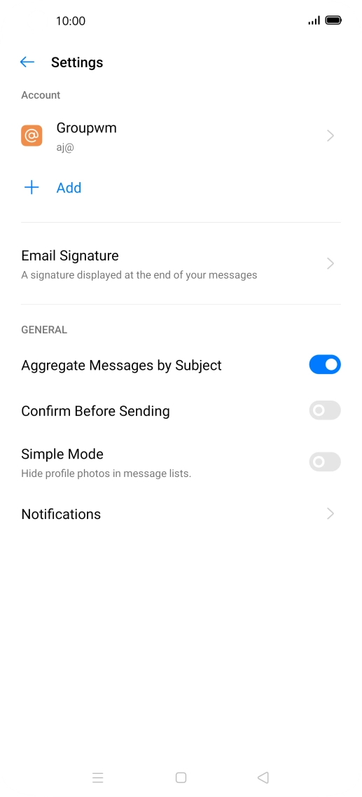 Press Notifications.