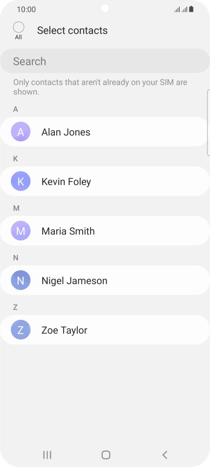 Press the field above 