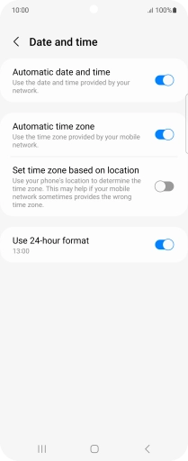 Press the Home key to return to the home screen.