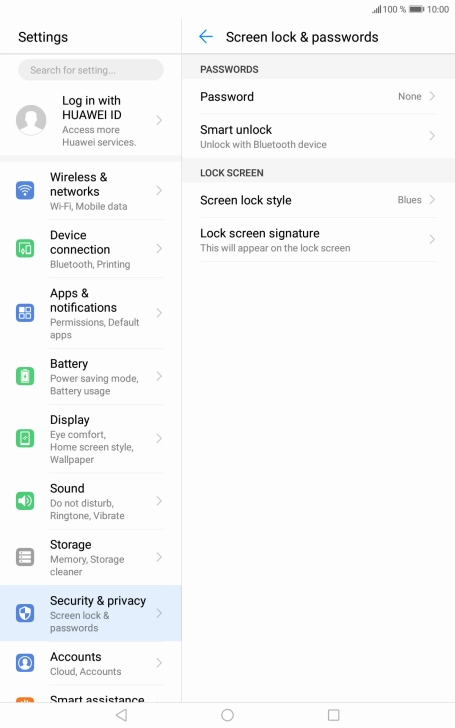 Press the Home key to return to the home screen.
