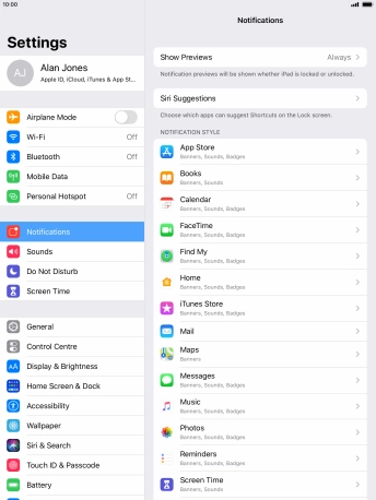 Press Show Previews.