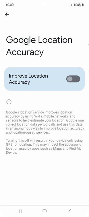 If you press the indicator next to 