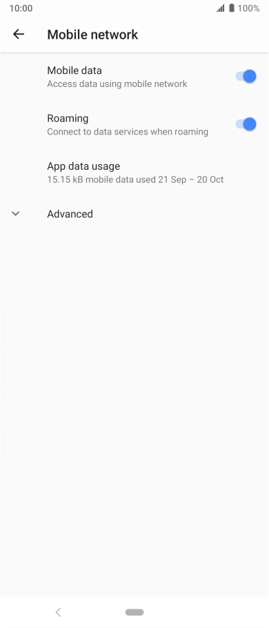 Press the Home key to return to the home screen.