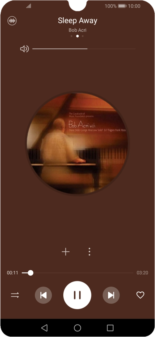 Press arrow right to go to the next audio file.