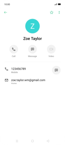 Press the call icon next to the required number.