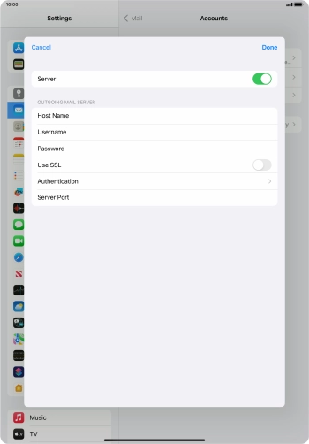 Press Authentication.