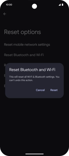 Press Reset.