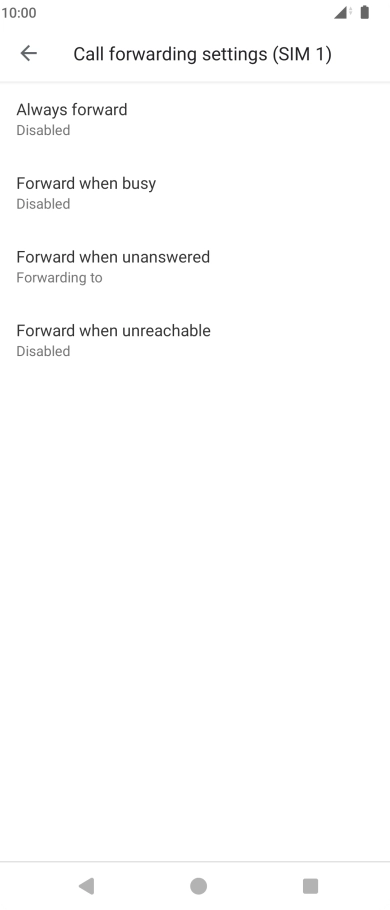 Press the Home key to return to the home screen.