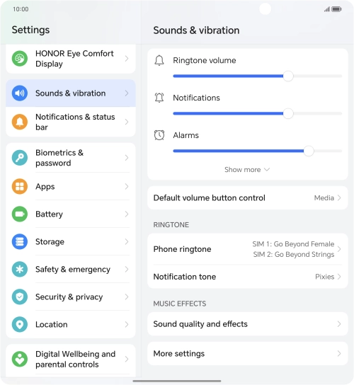 Press Phone ringtone.