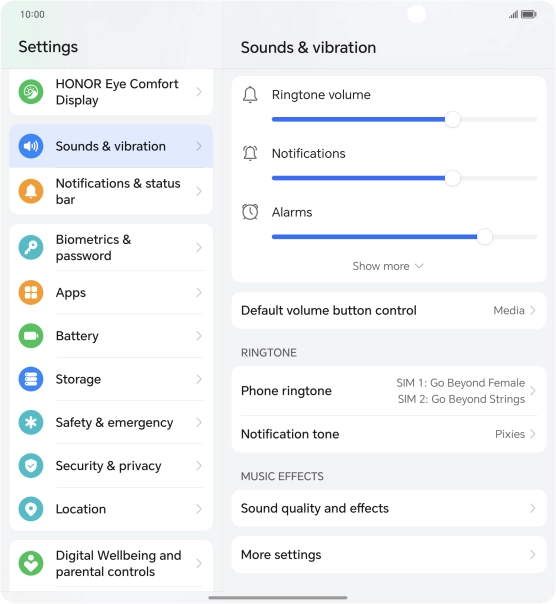 Press Phone ringtone.