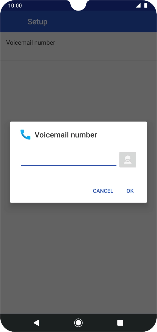 Key in +447953222222 and press OK.