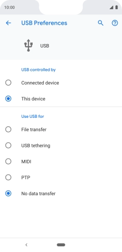 Press File transfer.