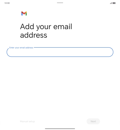 Press the field below 