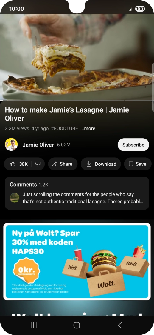 Press and hold the Home key to activate Gemini.