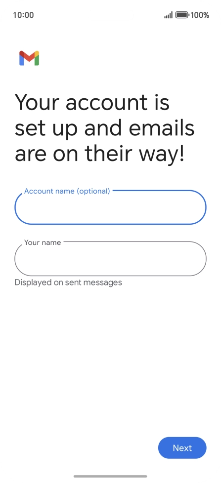 Press the field below 