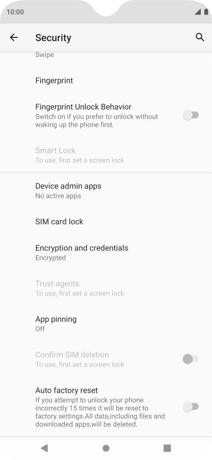 Press SIM card lock.