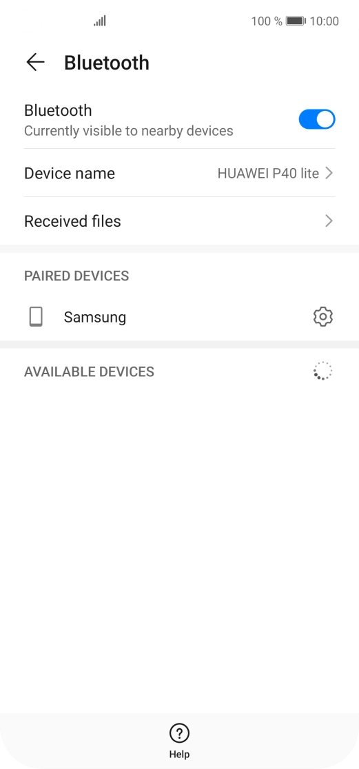 Slide your finger upwards starting from the bottom of the screen to return to the home screen.