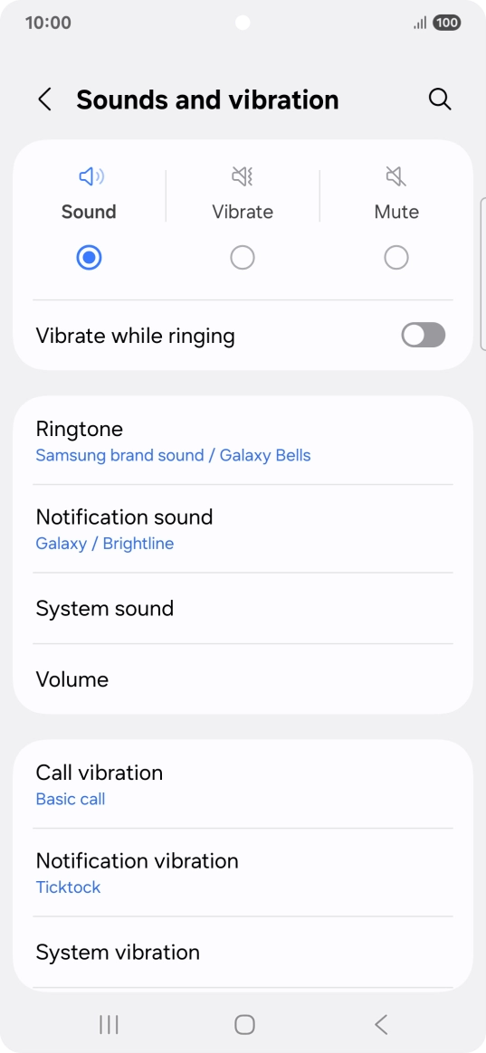 Press Ringtone.