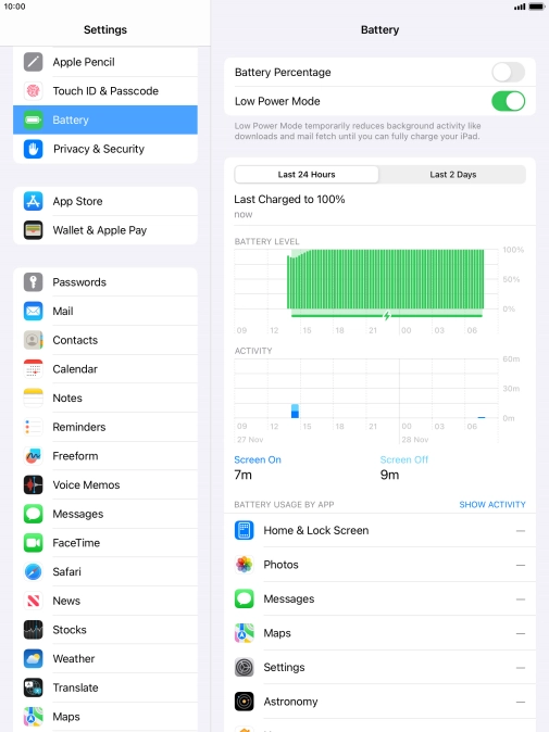 Press the Home key to return to the home screen.