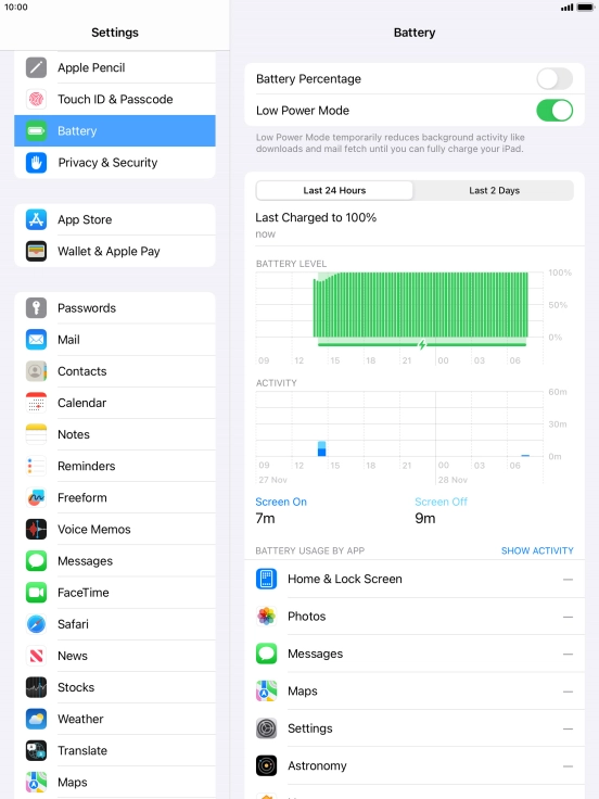 Press the Home key to return to the home screen.