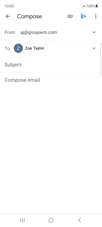 Press Subject and key in the required subject.