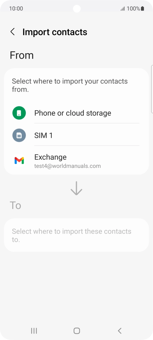 Press the name of the SIM.