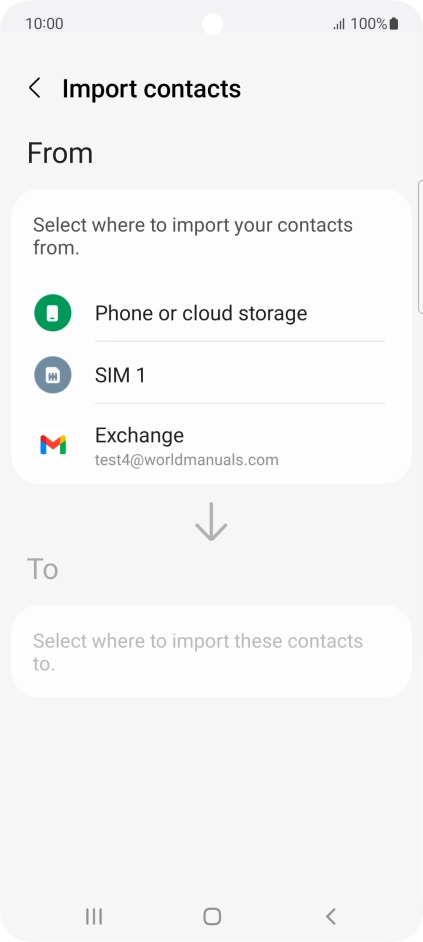 Press the name of the SIM.