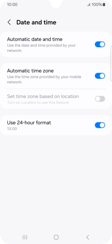 Press the Home key to return to the home screen.