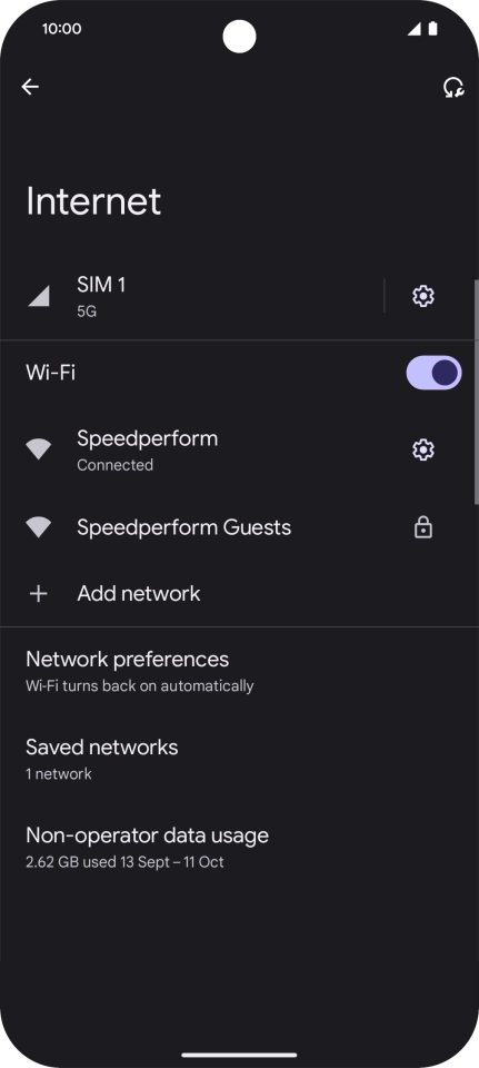 Slide your finger upwards starting from the bottom of the screen to return to the home screen.
