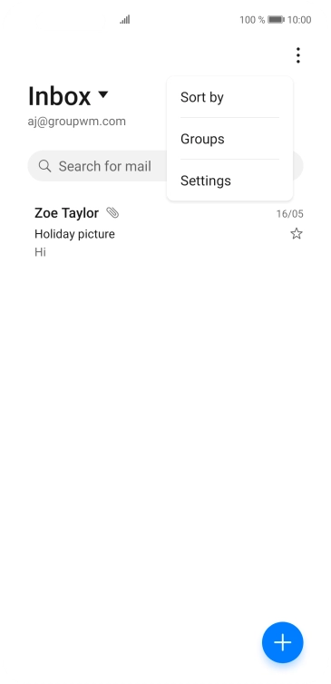 Press Settings.