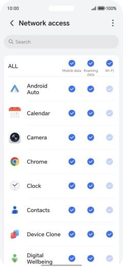 Press the field in the 