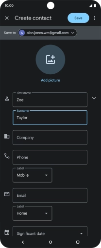 Press Phone and key in the phone number.