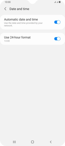 Press the Home key to return to the home screen.