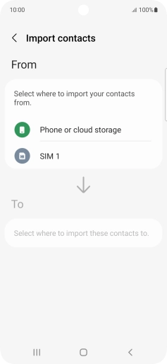 Press the name of the SIM.