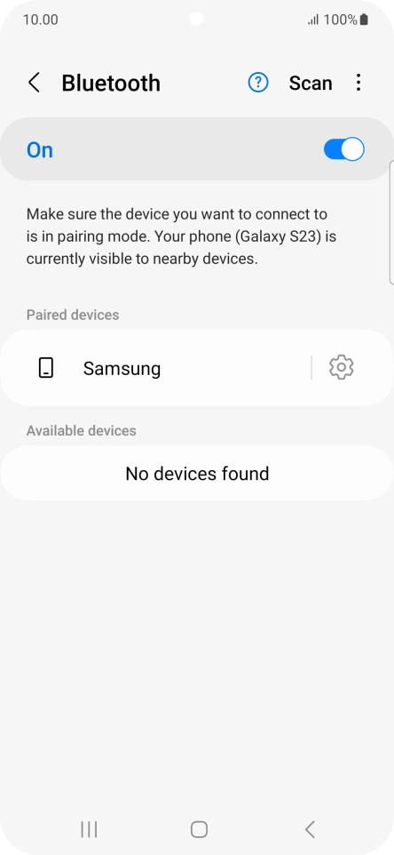 Press the Home key to return to the home screen.