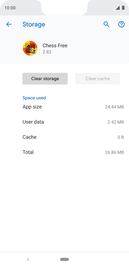 Press the Home key to return to the home screen.
