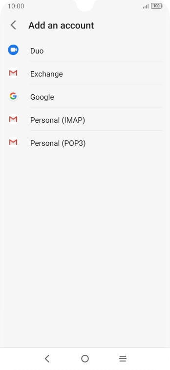 Press Personal (POP3).