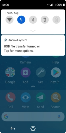 Press Tap for more options..