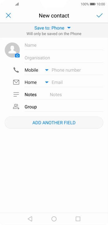 Press the address book drop down list.