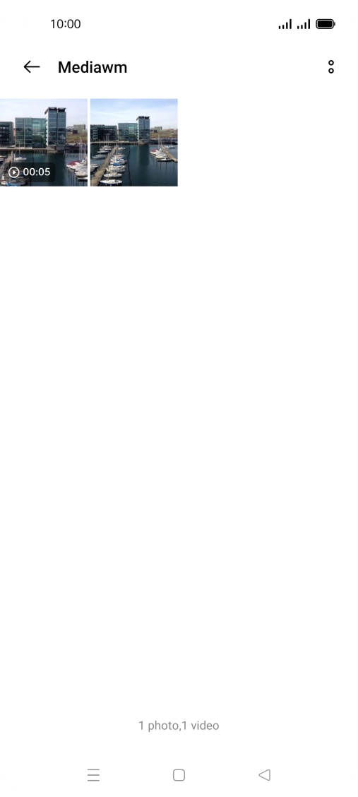 Press and hold any picture or video clip.