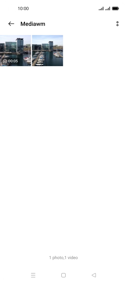 Press and hold any picture or video clip.