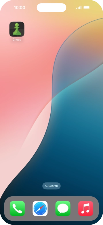 Press and hold the required app.