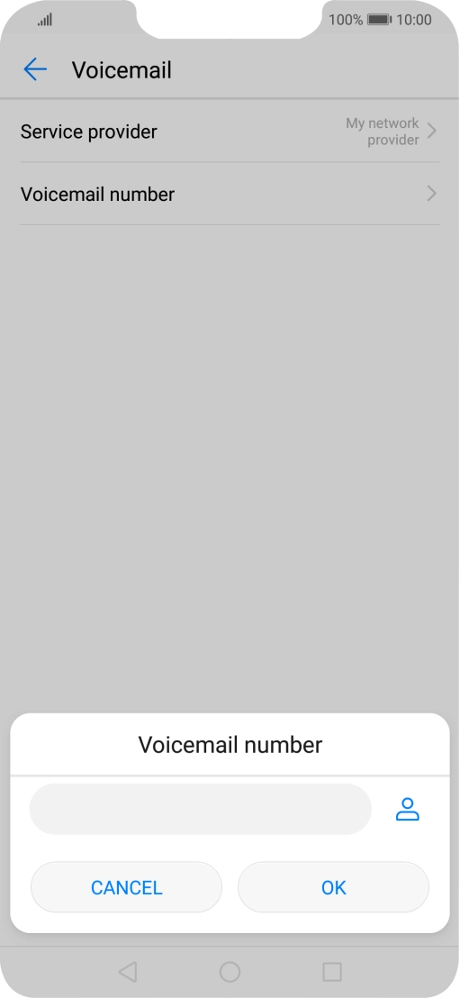 Key in +447953222222 and press OK.