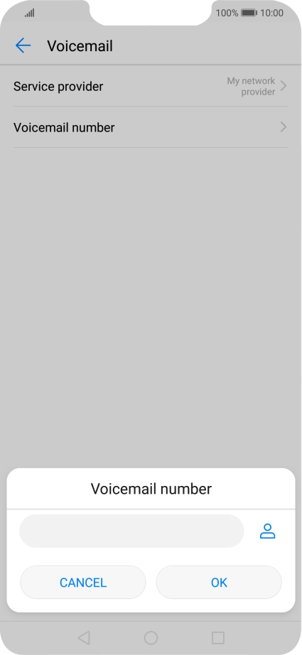 Key in +447953222222 and press OK.