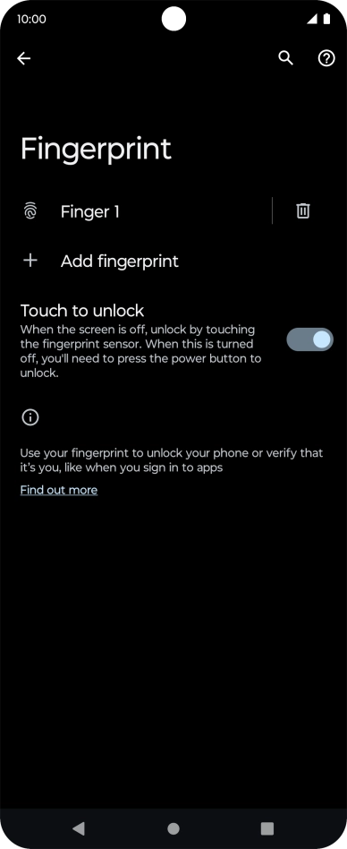 Press the Return key.