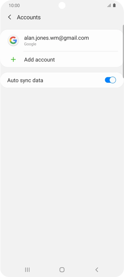Press the Home key to return to the home screen.