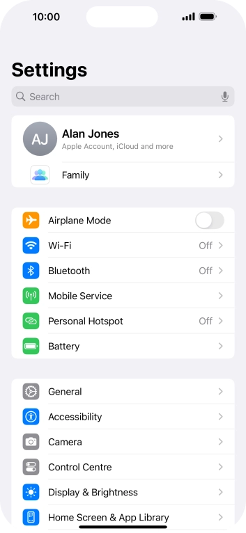 Press Home Screen & App Library.