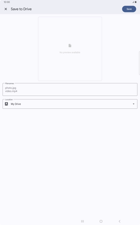 Press the field below 